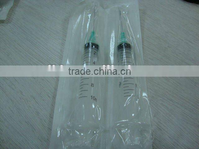 Disposable syringe with CE and ISO