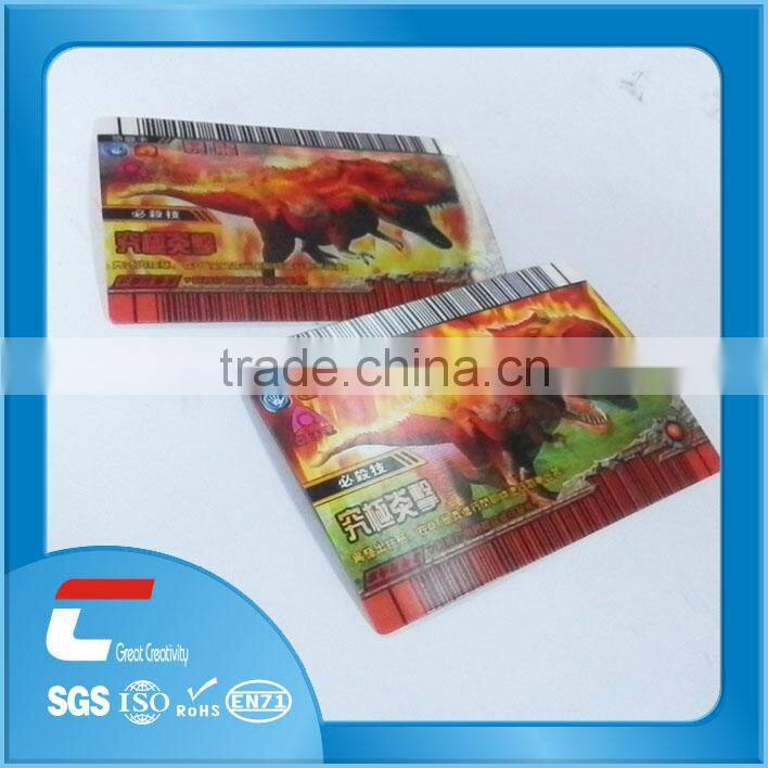 3d card membership with nice printing in china 2014 / custom 3d card membership