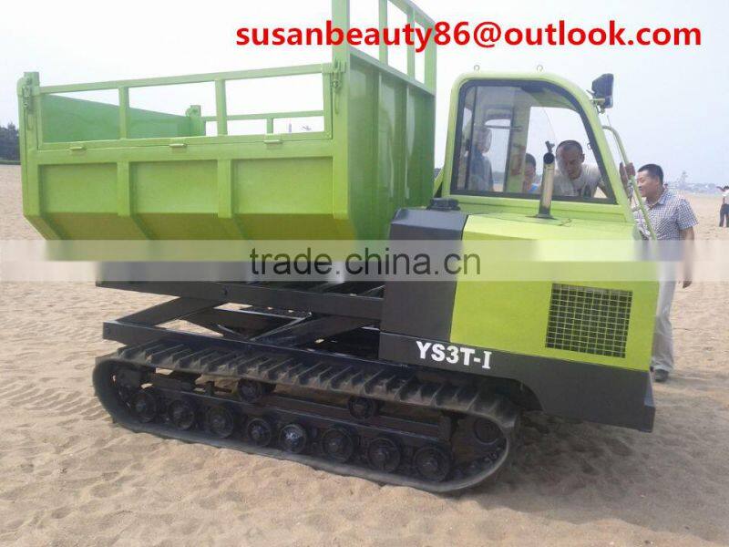 supply high quality hot selling crawler trailer for fenland made in china qingzhou