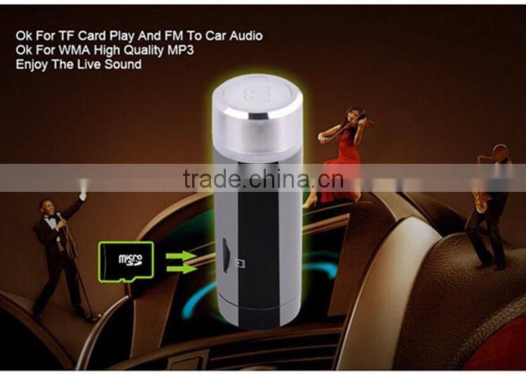 Handfree LED Display Wireless Bluetooth Car Kit FM Transmitter MP3 Player USB Charger For Samsung Iphone 6 Smartphone