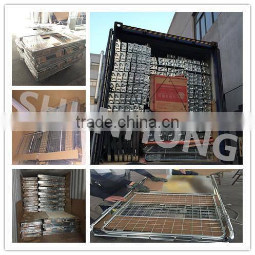 bulk trucks wire enclosure roll cage carts