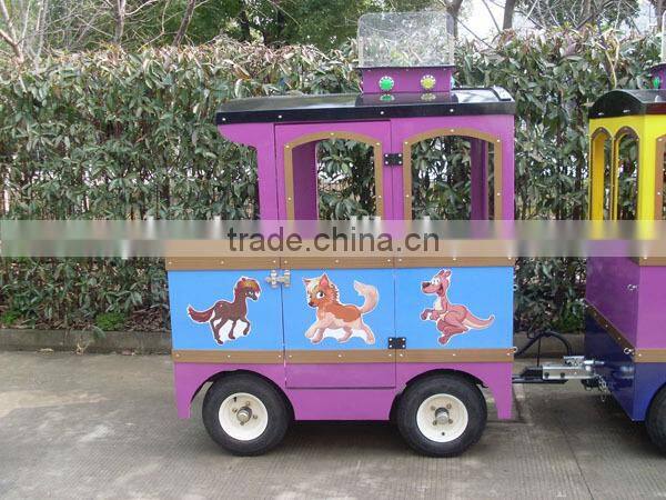 CE approval Amusement park, trackless fun train, Shopping mall, Indoor outdoor use Mini electric train,