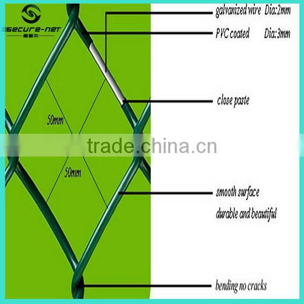 high quality reinforcing security airport chainlink fence