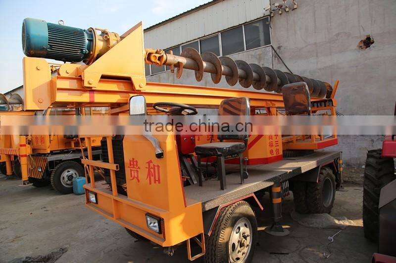 four wheels pile driver/piling machine pile hammer piledriver pile rig
