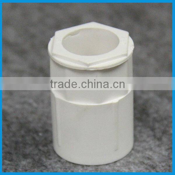 White Electrical Conduit Fittings 20mm PVC Male Bush