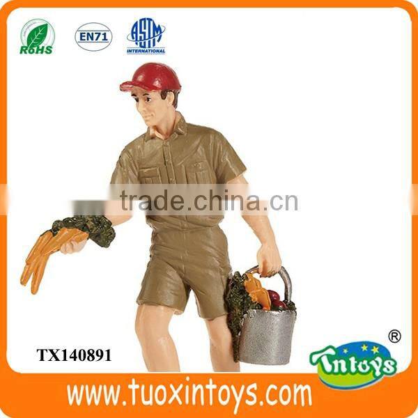 custom plastic movable toy figure, human figure toy