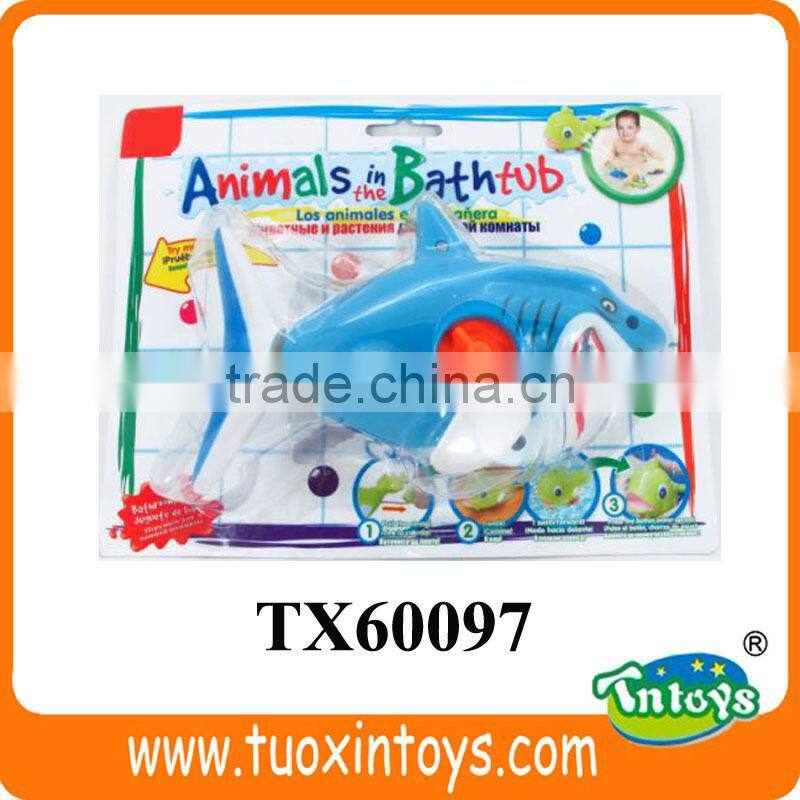 pull string robotic fish toy, mini plastic fish toy