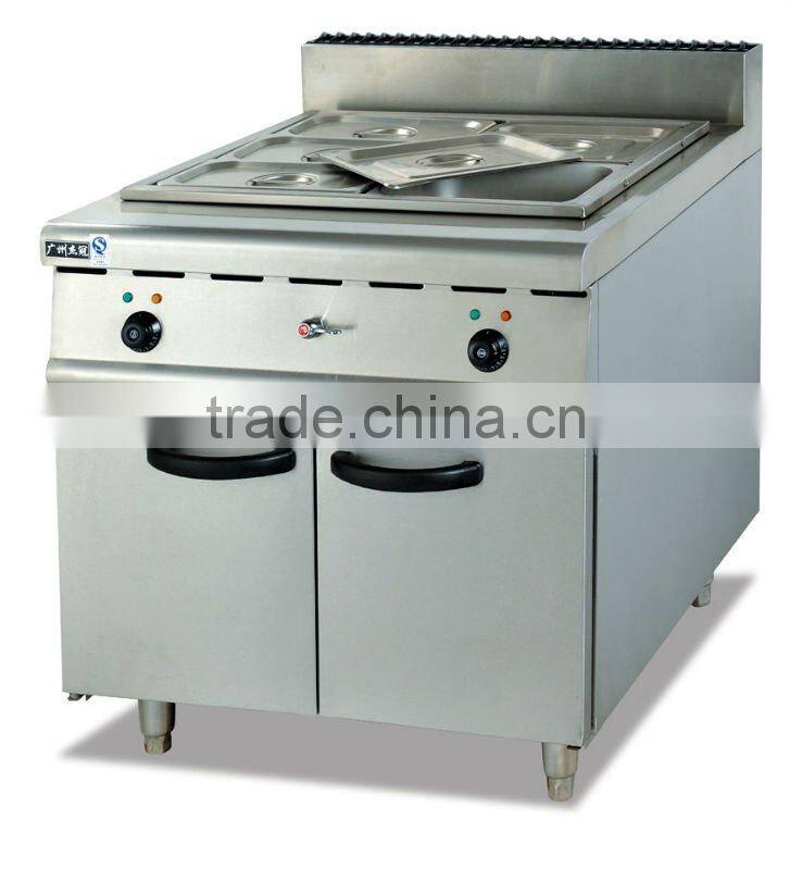 electric soup warmer with shelf