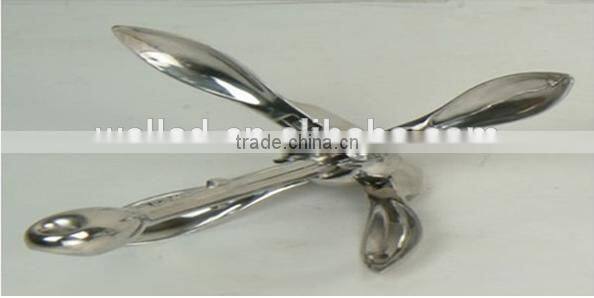 High Tensile 10KG Stainless Steel Folding Boat Anchor