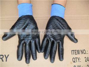 Latex Rubber Coated Palm Working Labor Gloves
