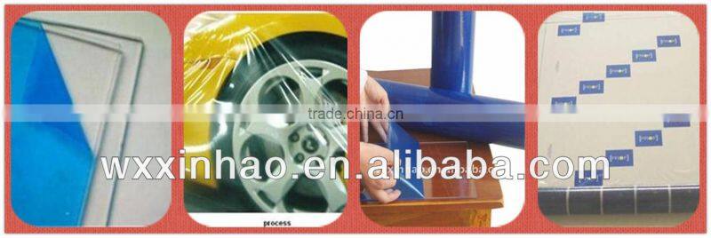 Printed protection film for floor and carpet