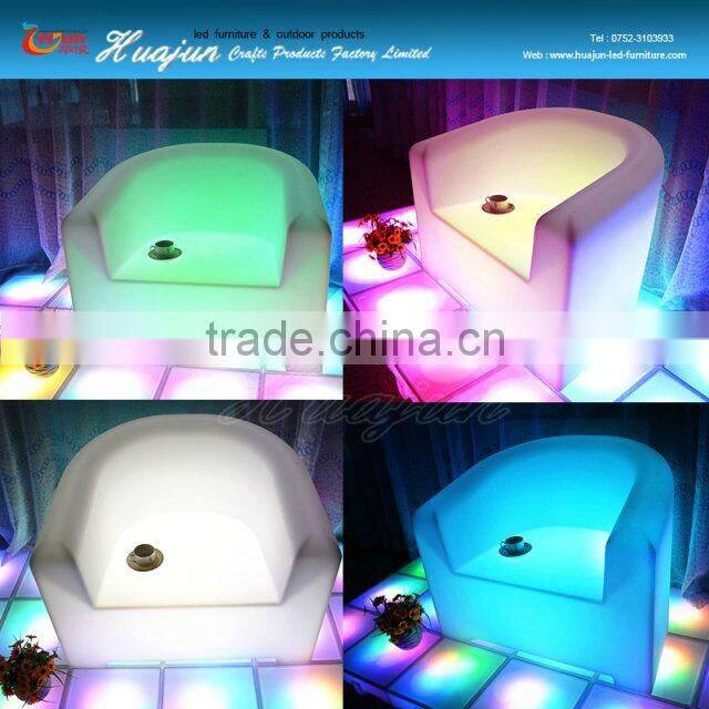 led multi color for 1 pepole sofa furniture