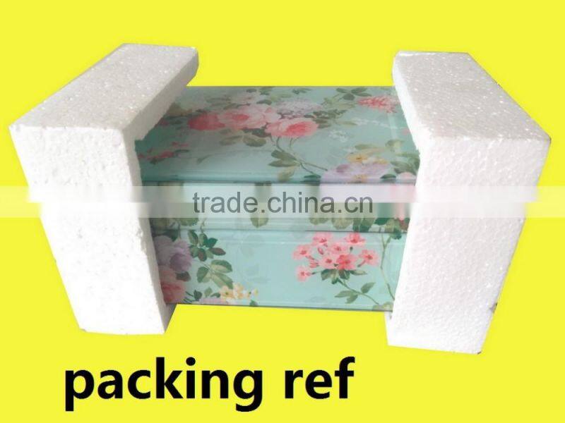 mirror jewelry box with jewelled handle