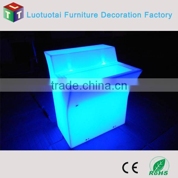 party/event multicolor change battery operated remote control led bar counter