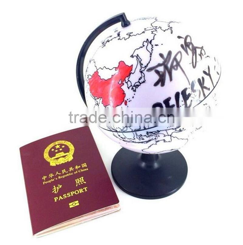 CT-517 Color Your World Global World Map instrument travel map