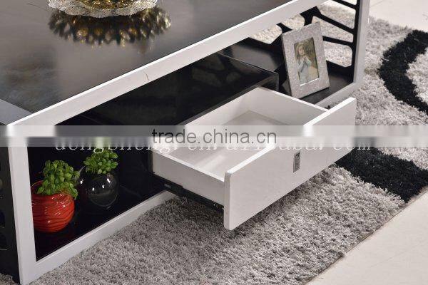 glass coffee table BJ2021 living room table design