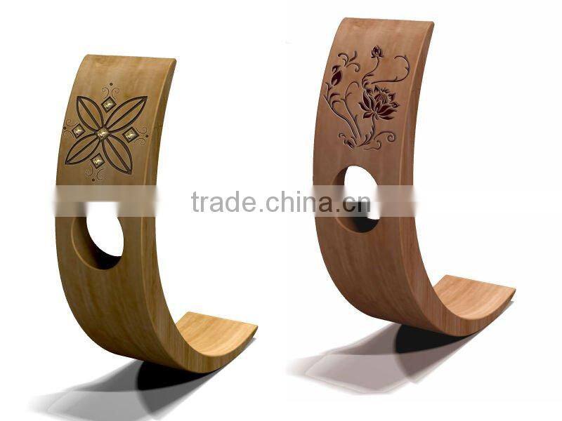 Made in China New Design hanging Practical wood bamboo single bottle wine bottle