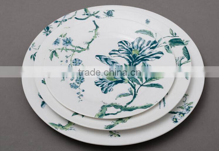 Porcelain top grade Breakfast 18pcs Dinner set Dinner Plate
