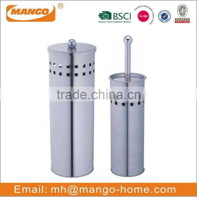 6pcs Purple Plastic Bathroom Set