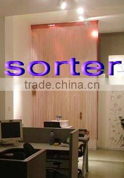light blue string curtain,fashional fring curtain