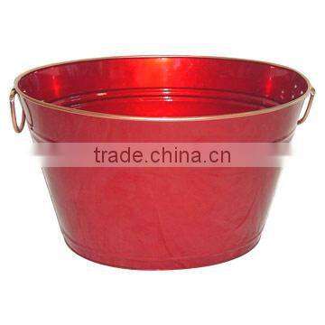 metal oval bucket with high quality