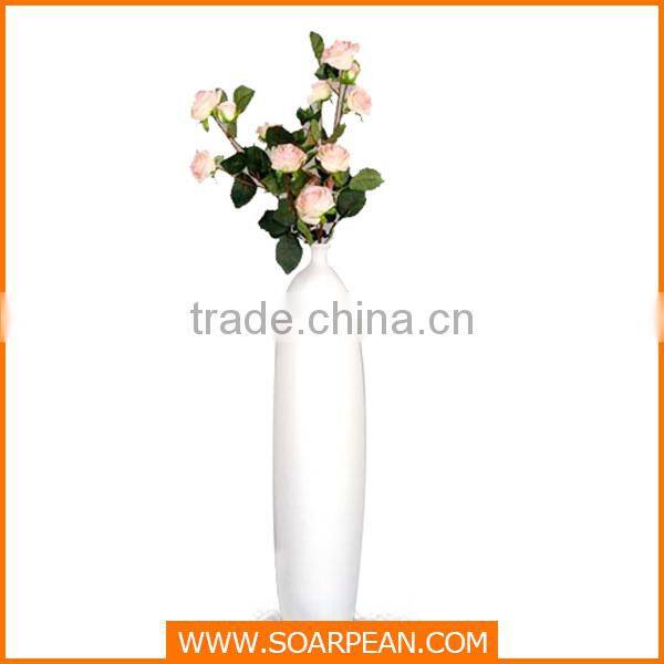 Office Decorative Fiberglass Small Flower Vase