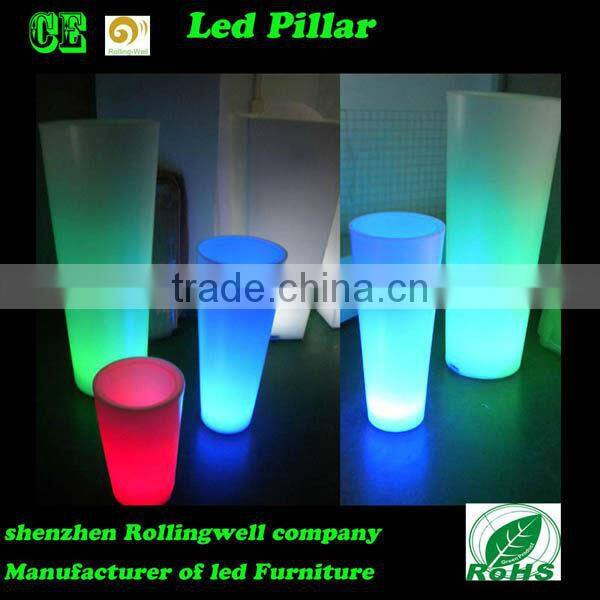 pillar candle design LED garden/square lighting pillar