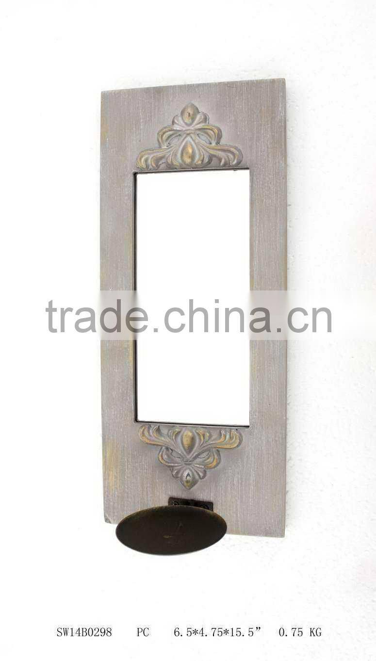 cheap candle holders with metal base in natural