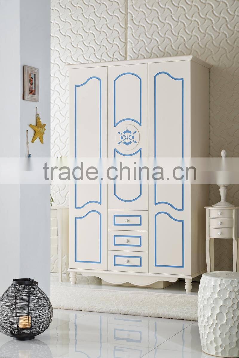 MJ666B boys& girls pink blue bunk bed bedroom set wooden children bunk bed set kid's funny furniture set