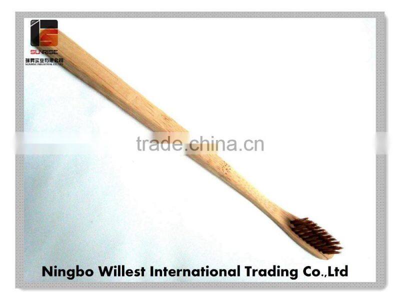 laser engraving name colorful bristle bamboo toothbrushes