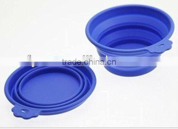 silicone collapsible bowl / folded bowl for picnic