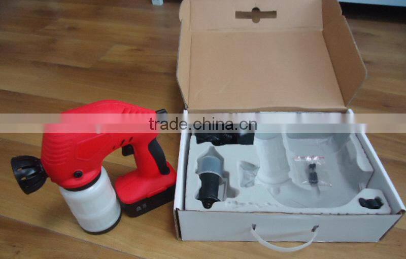 Cordless 18V Rechargeable Electric Portable Wireless Mini Painting Gun Spraying Machine Ni-Cd Battery Powered Hand Sprayer