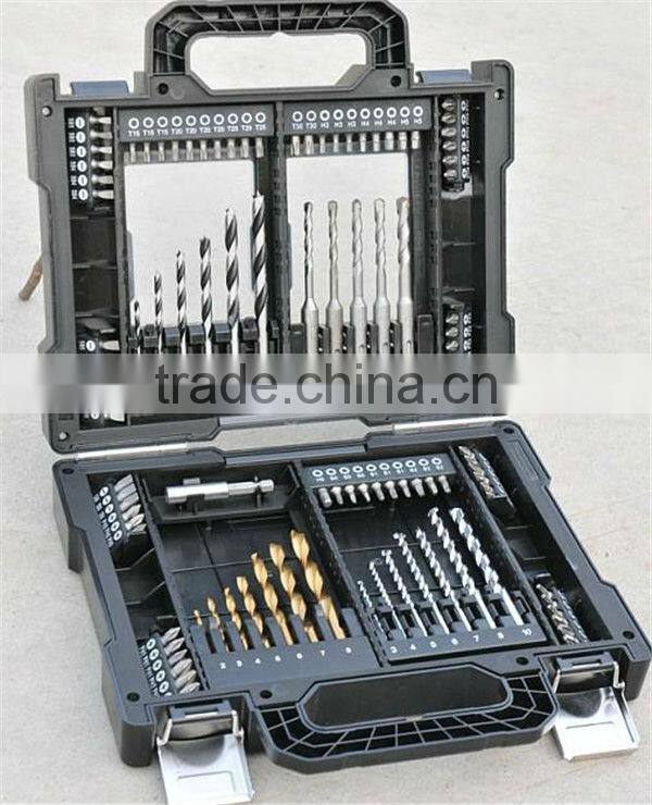 104 PCS COMBINATION DRILLS SET(SCREWDRIVER BITS/H.S.S. TWIST DRILLS SET)