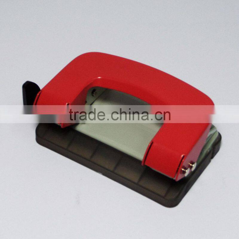 2015 office new design 6mm diameter metal 2 hole paper pucnher
