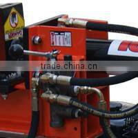 Italy Bologna Fair exhibited horizontal and vertical hydraulic Honda 6.5hp engine 16ton petrol powered wood splitter