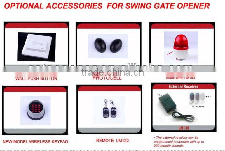 Double Swing Automatic Door Opener with Remotes