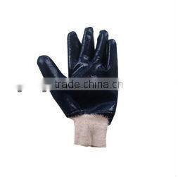 Nitril full coated rib cuff welding gloves from Guangzhou Supplier