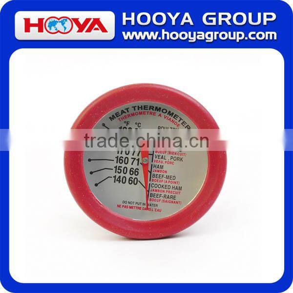 stainless steel BBQ meat thermometer