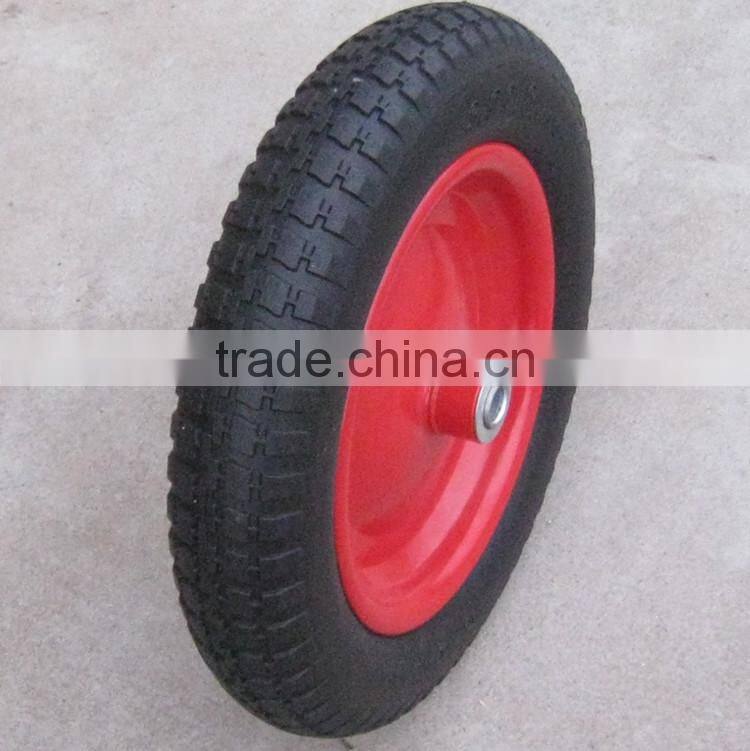 3.0-8 solid semi-pneumatic wheel directly from factory made in china