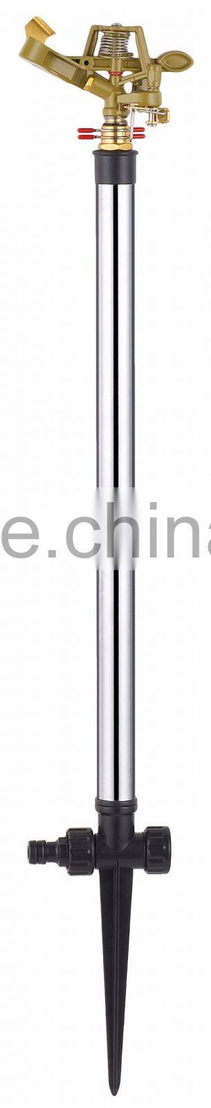 1/2" zinc alloy sprinkler with stainless tube and plastic spike