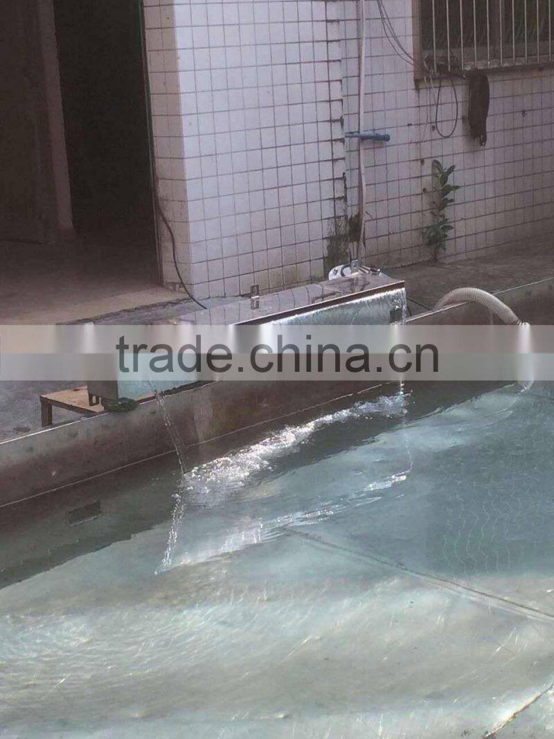 decorative indoor or outdoor artificial stainless steel Water feature wall fountain