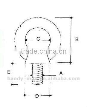 Stainless Steel Lifting Eye Bolt