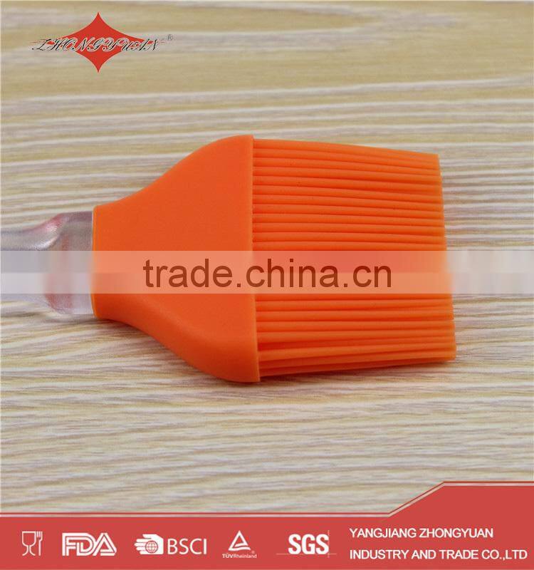 Non toxic pastry tools plastic handle silicone brush