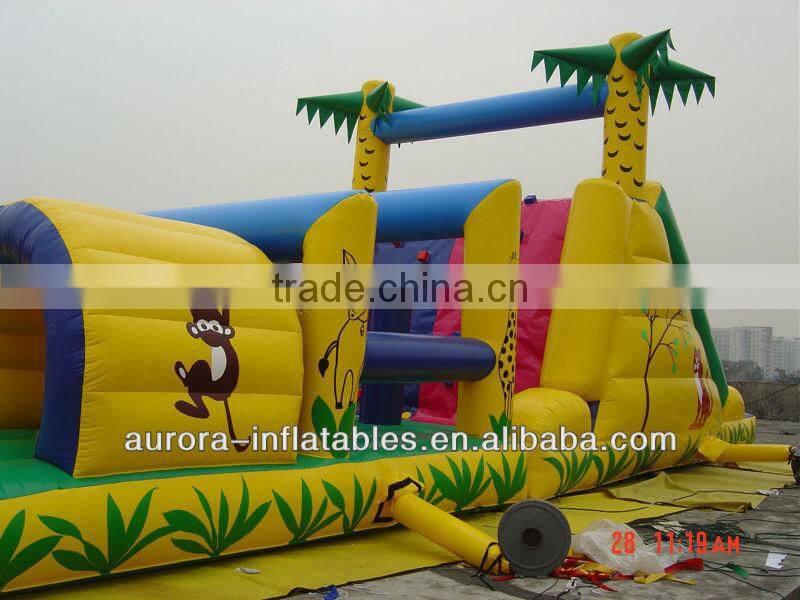 Good quality boot camp inflatable obstacle course cheap on sales