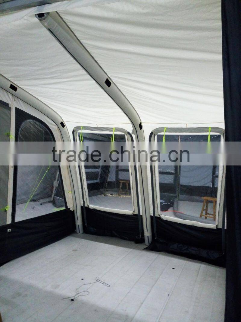 260 OEM durable 2 person inflatable caravan awning camper tent for RV