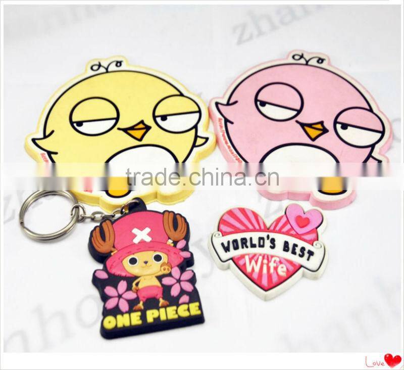 Newest design silicone ear key chain