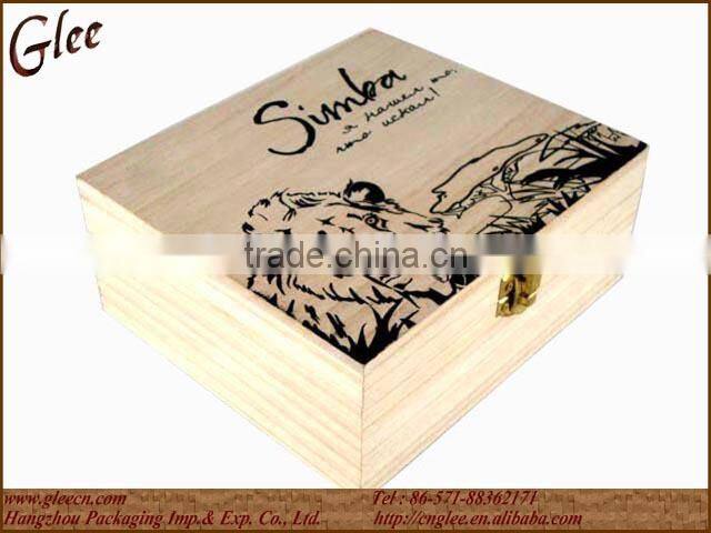 Eco-Friendly Wood Tea Bags Box