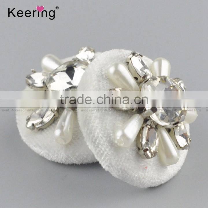 wholesale decorative rhinestone buttons accessory button for clothing WBKA-296