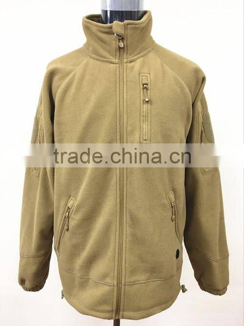 2017 Lastest style winterproof polar fleece mens jacket