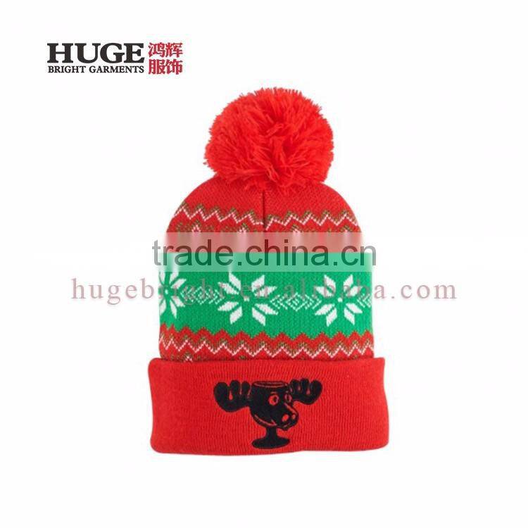Elegant Beautiful New Fashion 100% Acrylic Winter Knit Hats